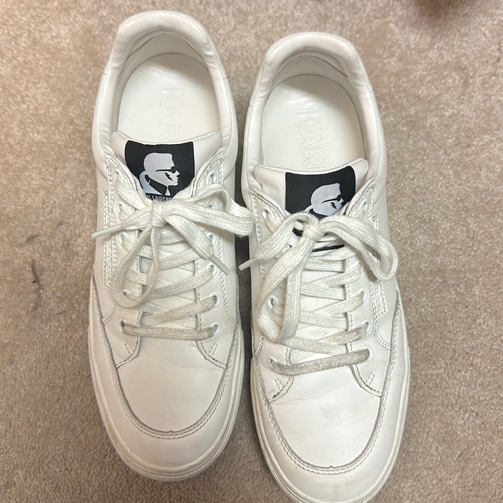 KARL LAGERFELD WHITE SHOES